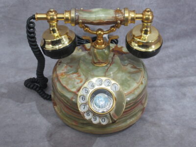 大理石模様 ダイヤル式電話機を買取りました！